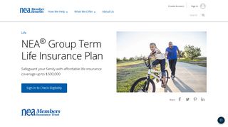 NEA Group Term Life Insurance Plan | NEA Member Benefits