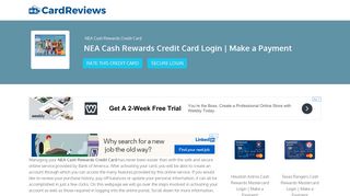 NEA Cash Rewards Credit Card Login | Make a Payment