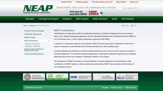 National Electrical Annuity Plan | NEAP Contributions | NEBF