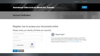 New User? - National Electrical Benefit Funds