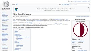 Near East University - Wikipedia