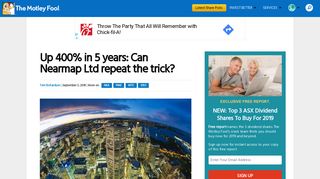 Up 400% in 5 years: Can Nearmap Ltd repeat the trick? - Motley Fool