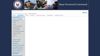 Career Counseling - Public.Navy.mil