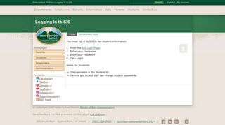 Logging In to SIS | Nebo School District