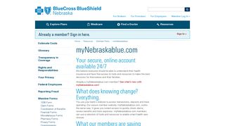 myblue | BCBSNE - Blue Cross and Blue Shield of Nebraska