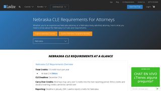 Nebraska CLE Requirements for Attorneys | Lawline