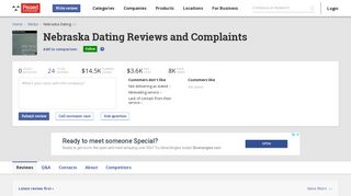 24 Nebraska Dating Reviews and Complaints @ Pissed Consumer