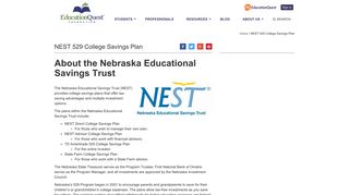 NEST 529 Plan - EducationQuest