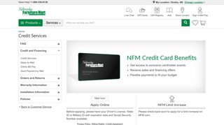 Credit Services | Nebraska Furniture Mart