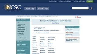 Public Access Web Sites - Privacy/Public Access to Court Records ...