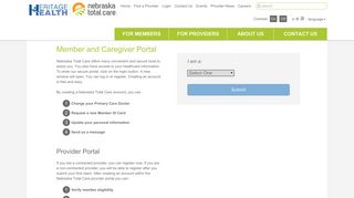 Nebraska Total Care Portal for Members | Login | Nebraska Total Care