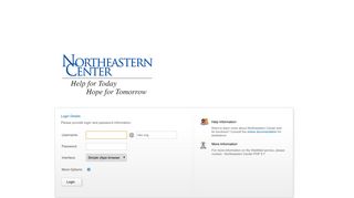 Login to Northeastern Center