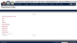 Resource Links - Navy Electronic Commerce Online (NECO)