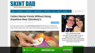 Collect Nectar Points Without Going Near Sainsbury's - Skint Dad