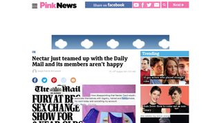 Nectar just teamed up with the Daily Mail and its members aren't ...