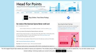 American Express Nectar credit card – in-depth review - Head for Points