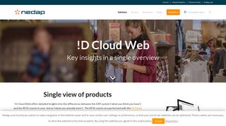 !D Cloud Web - Dashboard - Nedap Retail