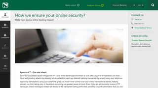 How we ensure your online security? - Nedbank