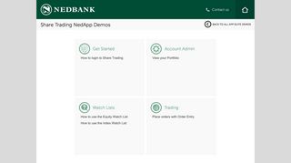 Nedbank App Suite - Share Trading NedApp