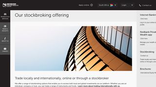Our stockbroking offering - Nedbank