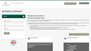 Nedbank Private Wealth Internet Banking