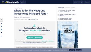 Where to for the Nedgroup Investments Managed Fund? - Moneyweb