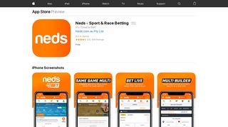 Neds - Sport & Race Betting on the App Store - iTunes - Apple