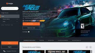 Need for Speed™ for PC | Origin