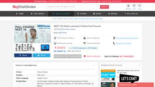 NEET 18 Video Lectures Online-Full Course By NEETPrep