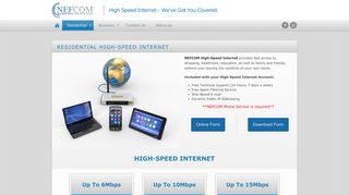 NEFCOM Residential Internet