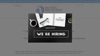 tnnb | NetTeller™ Online Banking Application - The Neffs National Bank