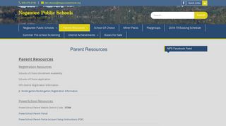 Parent Resources – Negaunee Public Schools