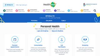 myHealth - HealthHub