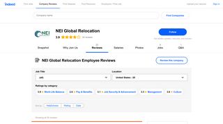 Working at NEI Global Relocation: Employee Reviews | Indeed.com