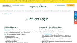 Patient Login | Neighborcare Health