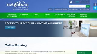 Online Banking | Neighbors Credit Union - St. Louis, MO - Neighbors ...