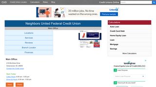 Neighbors United Federal Credit Union - Greenwood, SC