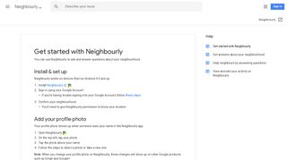Get started with Neighbourly - Neighbourly Help - Google Support