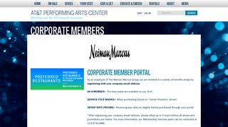 The Neiman Marcus Group Corporate Member Portal