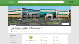New England Institute of Technology - Niche