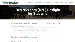 Desire2Learn (D2L) - NEIU CTL