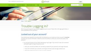 Why can't I log in to my account at Nelnet.com