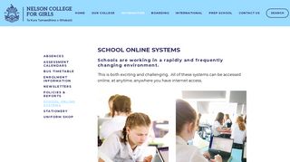 School Online Systems — Nelson College for Girls