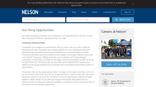 Job Recruitment & Placement Opportunities in California | Nelson