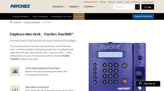 Time Clock | Employee Time Tracking | Paychex