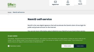 NemID self-service - LifeinDenmark - Borger.dk