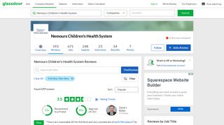 Nemours Children's Health System Reviews | Glassdoor