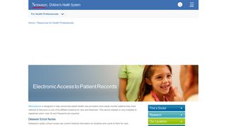 NemoursLink: Electronic Access to Patient Records | Nemours