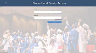 Student and Family Access User Name: Forgot User Name Password ...