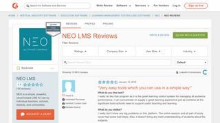 NEO LMS Reviews 2018 | G2 Crowd